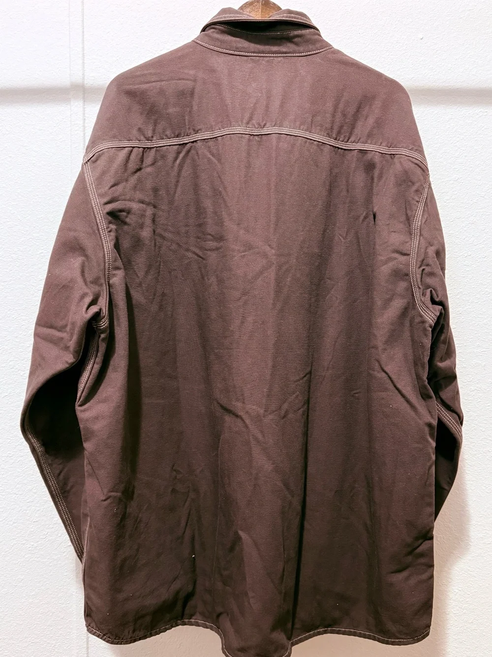 Carhartt FR Rugged Flex Flame Resistant Shirt Jacket 2XL Brown CAT 3 ATPV